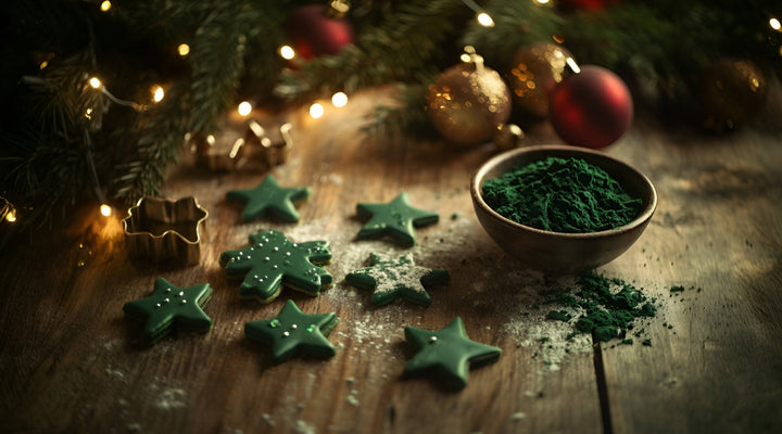 Biscuits à la Spiruline festifs