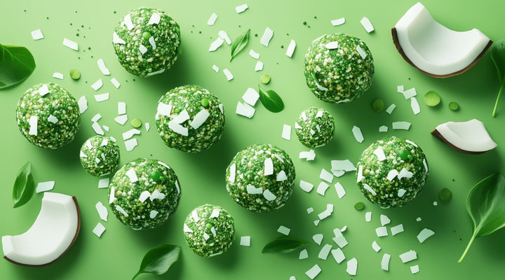 Boule d'énergie à la spiruline Land Art