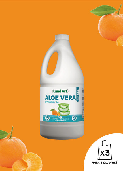 Aloe Vera 1.5 L | Gel Buvable | Orange Tangerine