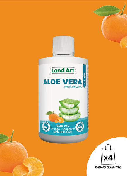 Aloe Vera 500 ml | Gel Buvable | Orange Tangerine