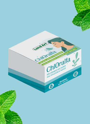 Chloralfa 16 x 20 ml | Rafraîchisseur d'haleine | Menthe