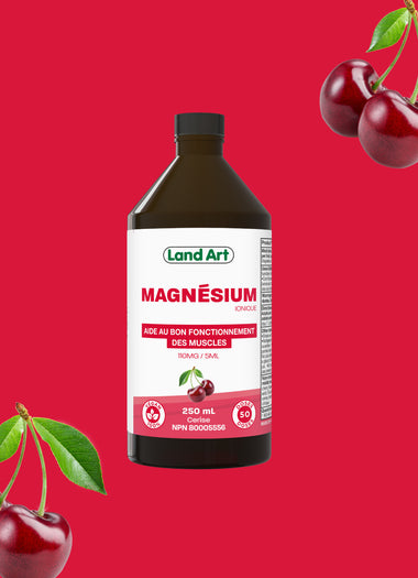 Magnésium Ionique 250 ml | Supplément Liquide | Cerise
