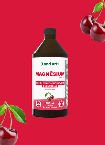 Magnésium Ionique 250 ml | Supplément Liquide | Cerise