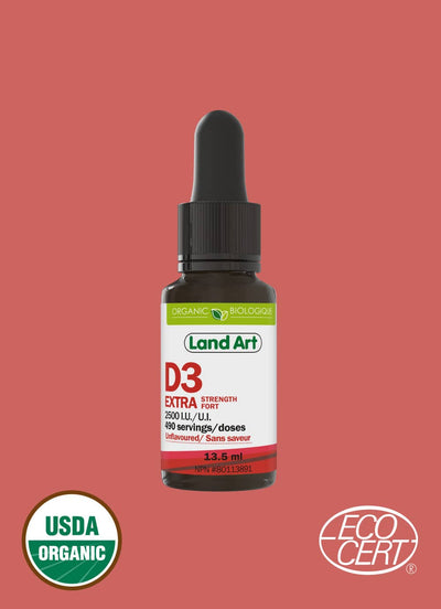 Vitamine D3 biologique Extra Fort