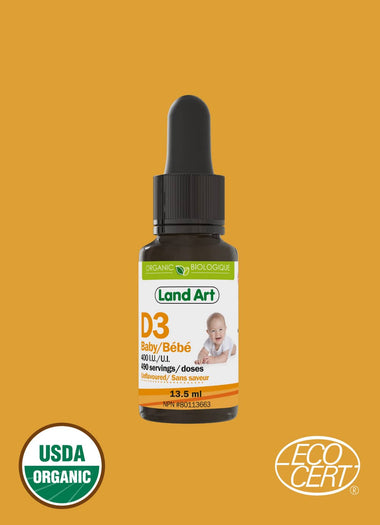 Vitamine D3 biologique pour bébé